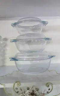 قابلمه پیرکس سه تیکه