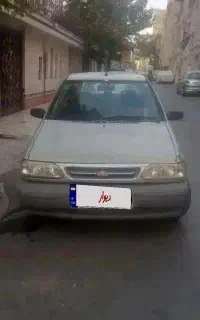 پراید 87 نقره ای