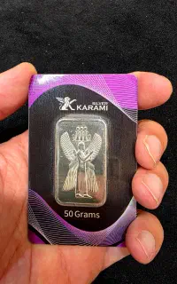 شمش 50g به قیمت شکار +طلا ساچمه