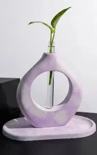 گلدون و زیر گلدونی )قابل استفاده برای جاجواهری و..