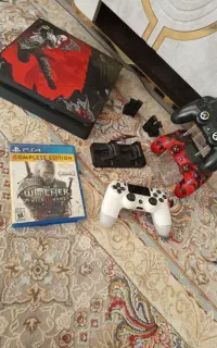 ps اسلیم 1 ترابایت با پک کامل گیمینگ ps4