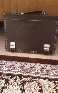 کیف چرم دیپلمات اداری دانشجویی رمزدار
