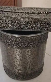 ست جا دستمال کاغذی و سطل آشغال