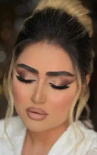 میکاپ با شنیون همراه مژه دونه ای و لیفت ۲میلیون