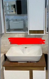 کابین روشویی  همراه با نصب رایگان