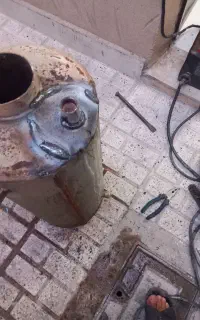 تعمیر و جوشکاری آبگرمکن زمینی ودیواری درمنزل مشتری