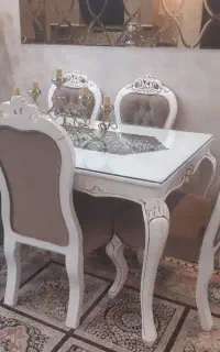 غذا خوری شش نفره چوبی