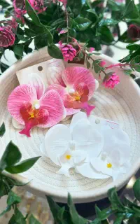 گوشواره گل ارکیده دخترونه