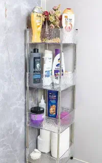 شلف شفاف حمام