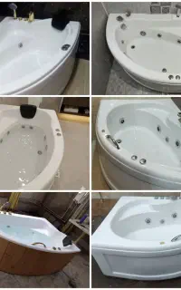وان جکوزی حمام تک نفره کنج یا گوشه