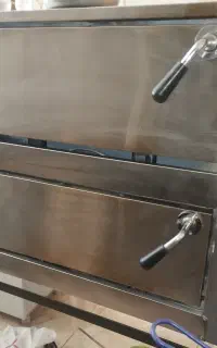 فر پیتزا پز گازی دوطبقه بهمراه پایه