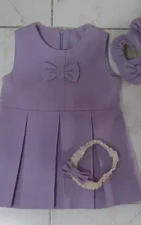 سارافان دخترانه به همراه کفش وتل