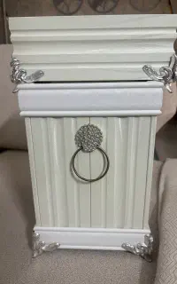 جا دستمال کاغذی و سطل اشغال