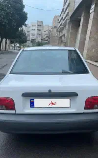 پراید ۹۱ سفید تک هیدرولیک
