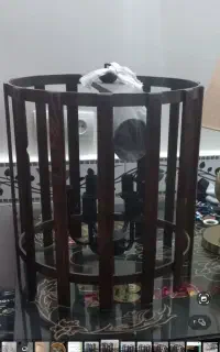 لوستر چوبی
