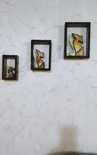 ۳عدد باکس با ۳ عددمجسمه