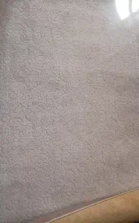 قالیچه شیری رنگ برجسته