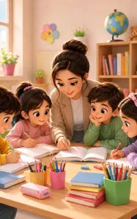 کلاس خصوصی زبان و دروس ابتدایی