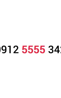 0912 5555 342