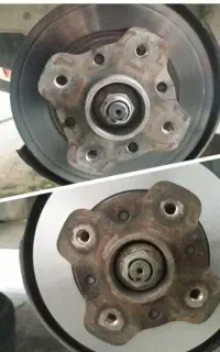 تراش دیسک روی کار