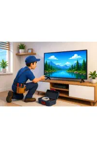نصاب آنتن و تنظیم تلویزیون