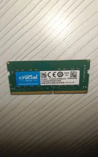 رم لپ تاپ مدل   8gig ،  DDR4  ، برند  Crushial