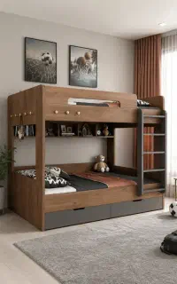 تخت دوطبقه بست