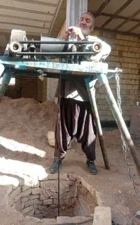 چاه کن چاه فاضلاب