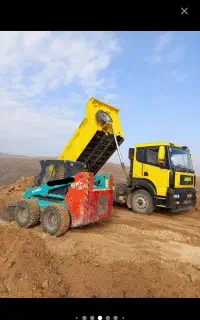 بابکت مینی لودر حمل نخاله سایپا کمپرسی