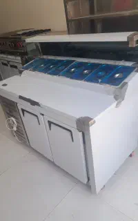 تاپینگ یخچال ایستاده گریل شو کیک سرخ کن کباب پز