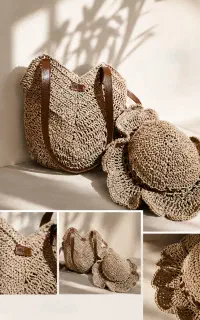 کیف و کلا رافیا تابستانی