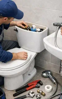 نصب تعمیر فرنگی شیرالات روشویی سیفون شیر سینک دوش