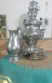 سماورگازی باقوری سینی پارچ ابچکان نونوبدون استفاده