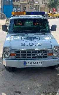 خودروبر و یدک کش چرخ گیر به صورت شبانه روزی