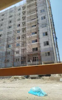 نقاشی ساختمان دروپنجره ونما سیمانی