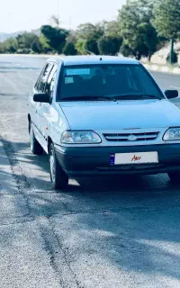 پراید مدل93بی رنگ دوگانه کارخانه