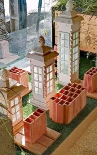 تیغه وبلوک‌سقفی قرمز