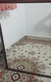 آینه قدی با قاب چوبی