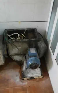 هواکش سانتریفیوژ قدرتمند و کانال خروجی بصورت کامل
