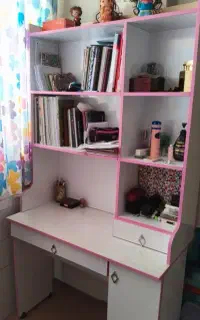 قفسه و میز تحریر