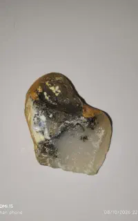 سنگ قیمتی عقیق شجر سفید سایز متوسط سنگ برش نخورده