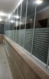 تولیدی شیشه بالکن ریلی