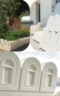 انواع جدول های باغی و محوطه ای