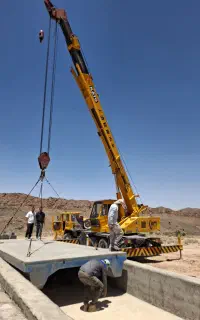 خدمات جرثقیل از ۳تن تا ۲۵تن