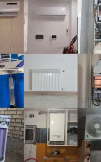 نصاب وتعمیرات کولرگازی پکیج تصفیه آب آبگرمکن