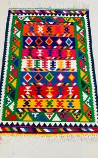گلیم کاموا یک در یک ونیم