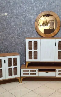 ست کامل اینه کنسول/میز تی وی/جاکفشی