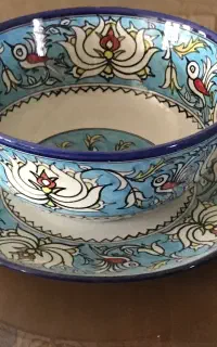قاب و قدح ۲۵ سانت سفال میبد