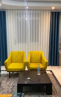 پرده شیک مناسب پذیرایی واتاق خواب قیمت عمده فروشی