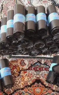 سفره یکبارمصرف و کیسه زباله